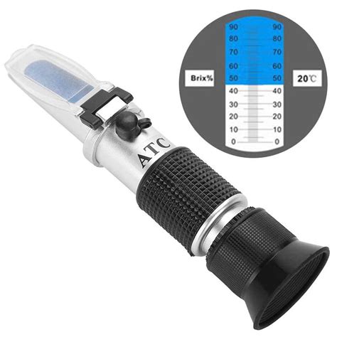 determination of brix using refractometer|brix meter refractometer for measuring.